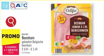 ALDI Delifin Beenham 180g aanbieding