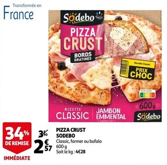 Pizza Crust Sodebo