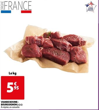Auchan Viande Bovine Bourguignon aanbieding