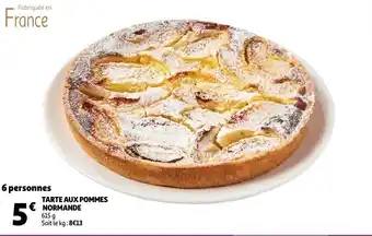 Auchan Tarte Aux Pommes Normande aanbieding