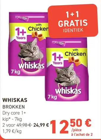 Tom&Co WHISKAS BROKKEN aanbieding