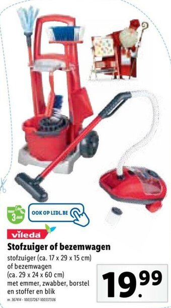 Lidl Stofzuiger of bezemwagen aanbieding