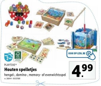 Lidl Houten spelletjes aanbieding