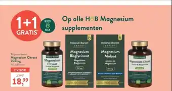 Holland & Barrett Magnesium Citraat 200mg aanbieding