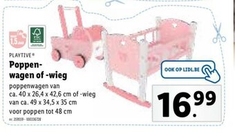 Lidl Poppenwagen of -wieg aanbieding