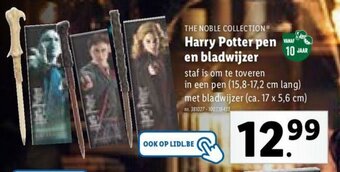 Harry Potter pen en bladwijzer