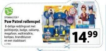 Lidl Paw Patrol rollenspel aanbieding