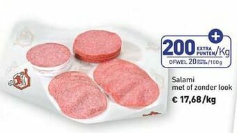 Renmans Salami met of zonder look aanbieding