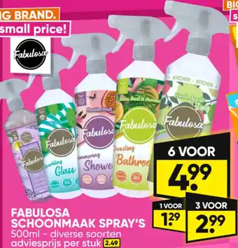 FABULOSA SCHOONMAAK SPRAY'S