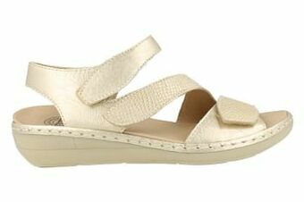Berca Shoes Brako Sandaal Dames Anatomics - Goud aanbieding