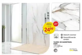 Brico VLOER- EN WANDTEGEL KIAN aanbieding
