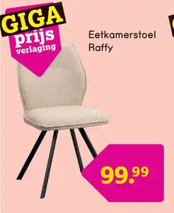 Leen Bakker Eetkamerstoel Raffy aanbieding