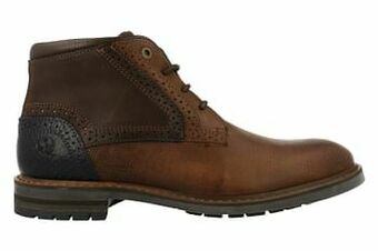 Berca Shoes Jooze Geklede Veterschoen Heren Volledig Leder - Cognac aanbieding