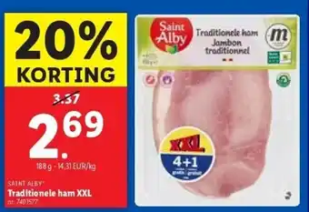 Lidl Traditionele ham XXL aanbieding