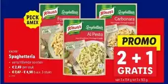 Lidl Spaghetteria aanbieding