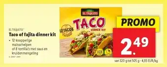 Lidl Taco of fajita dinner kit aanbieding