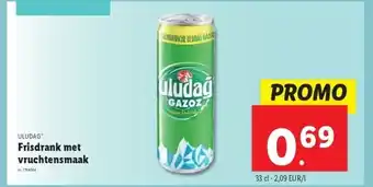 Lidl Frisdrank met vruchtensmaak aanbieding