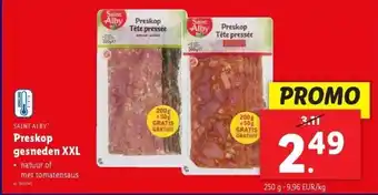 Lidl Preskop gesneden XXL aanbieding