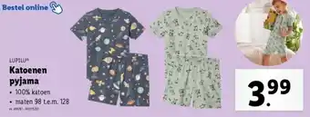 Lidl Katoenen pyjama aanbieding