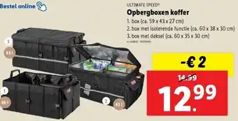 Lidl Opbergboxen koffer aanbieding