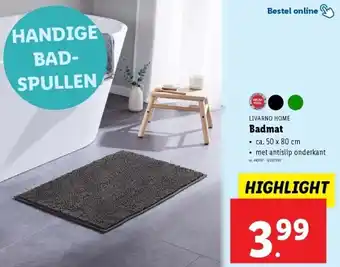 Lidl Badmat aanbieding