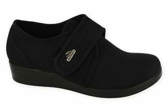 Berca Shoes Fly Flot Pantoffel Gesloten Dames Stretch Machine Wasbaar - Zwart aanbieding