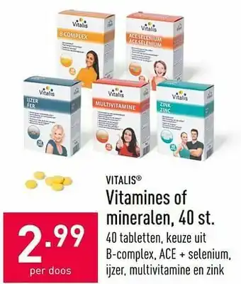 Vitamines of mineralen