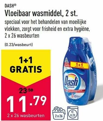 ALDI Vloeibaar wasmiddel aanbieding