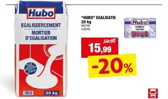 Hubo “HUBO” EGALISATIE 20 kg aanbieding