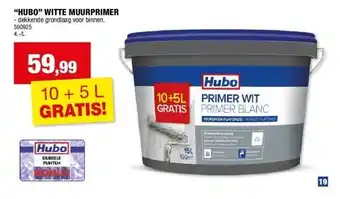 Hubo “HUBO” WITTE MUURPRIMER aanbieding
