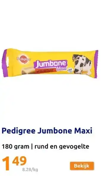 Action Pedigree Jumbone Maxi aanbieding