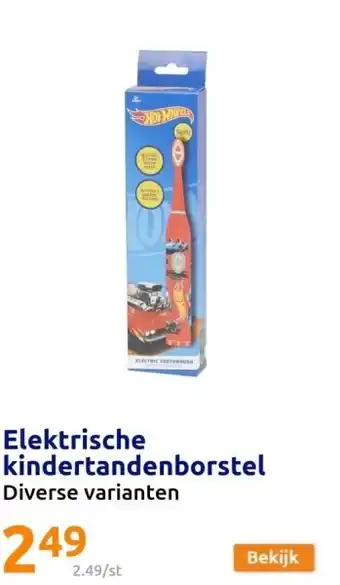 Action Elektrische kindertandenborstel aanbieding
