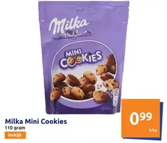 Action Milka Mini Cookies aanbieding