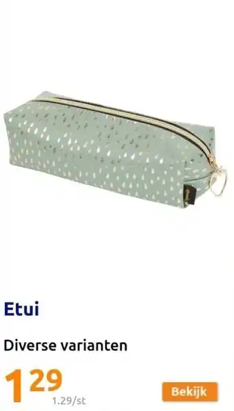 Action Etui aanbieding