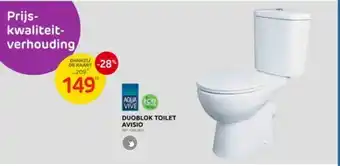 Brico DUOBLOK TOILET AVISIO aanbieding