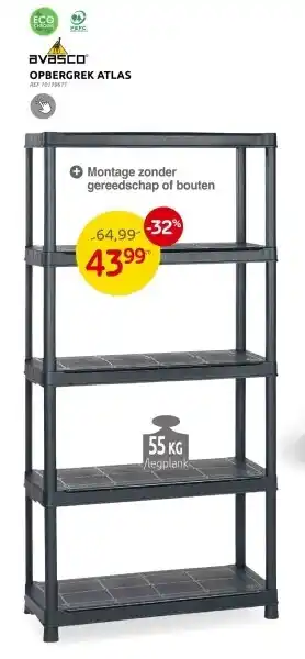 Brico OPBERGREK ATLAS aanbieding