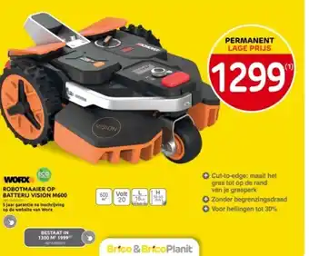 Brico ROBOTMAAIER OP BATTERIJ VISION M600 aanbieding