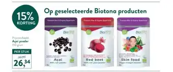 Holland & Barrett Açai poeder aanbieding