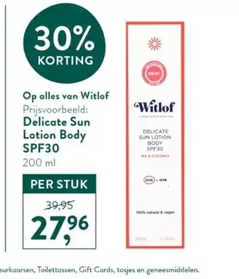 Delicate Sun Lotion Body SPF30