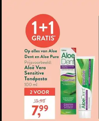 Aloë Vera Sensitive Tandpasta
