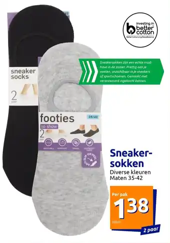 Action Sneakersokken aanbieding