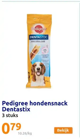 Action Pedigree hondensnack Dentastix aanbieding