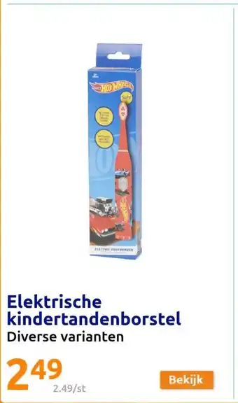 Action Elektrische kindertandenborstel aanbieding