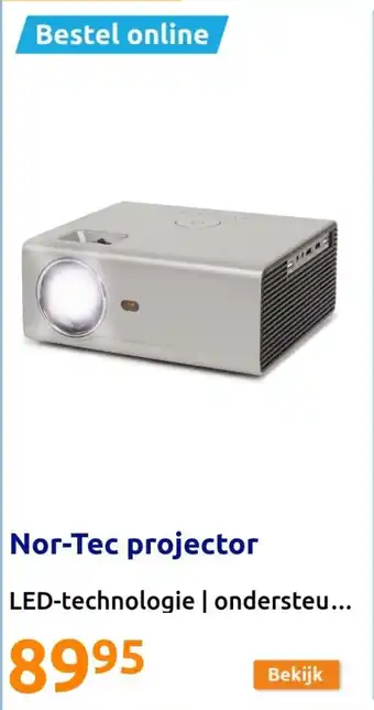 Action Nor-Tec projector aanbieding
