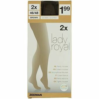 Zeeman Lady Royal panty aanbieding