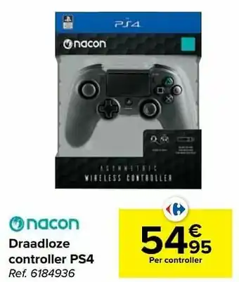 Carrefour Draadloze controller ps4 aanbieding