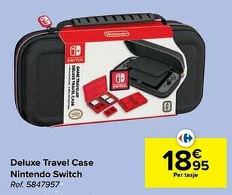 Deluxe travel case nintendo switch