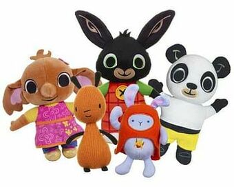 ToyChamp Bing & Friends Bumper Soft Toy 5-pack aanbieding