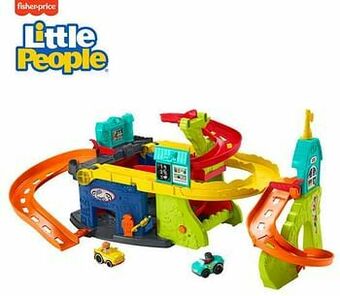 Fisher Price Little People Zit & Sta Wheelies Stad
