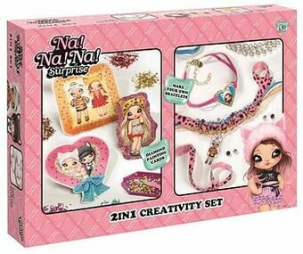 ToyChamp Na! Na! Na! Surprise 2-in-1 Creativity Set aanbieding
